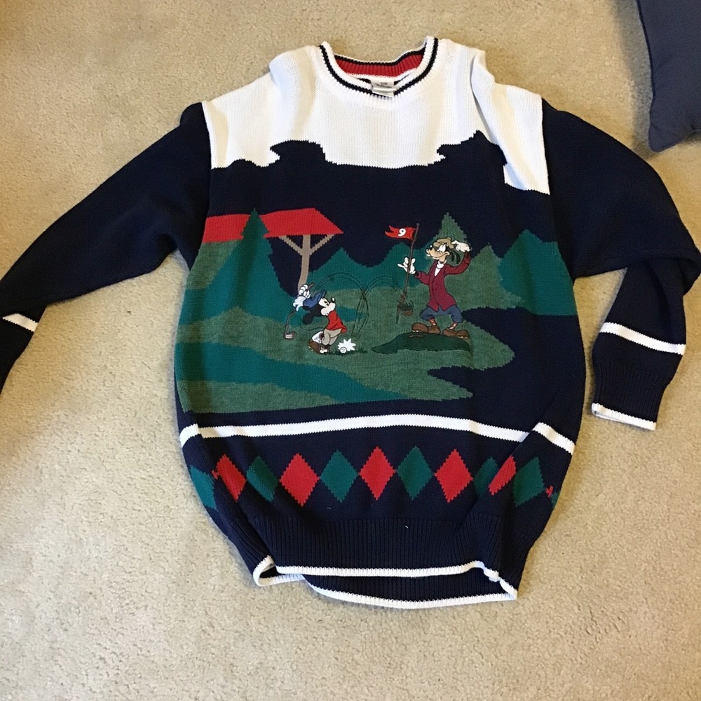 Disney cable knit sweater